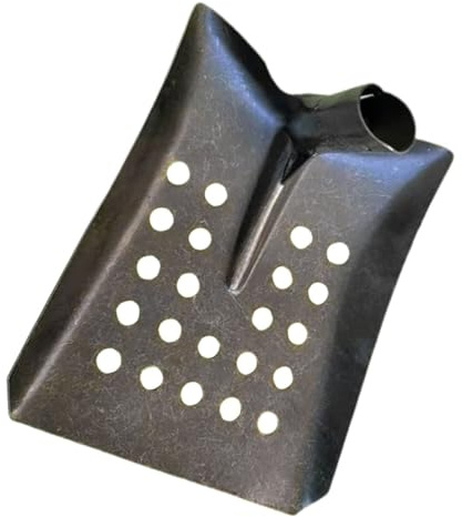 ifundom Pala De Limpieza Multifuncional Metálica para Estiércol De Aves De Corral, Uso Agrícola y Jardín, Pala Plana Resistente para Limpieza De Excrementos y Ganado