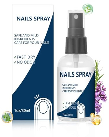 Spray de Soin pour les Ongles | Réparation Renforcement Régénération Ongles | Soin Nutritif pour Ongles Abîmés des Mains et des Pieds pour Femmes