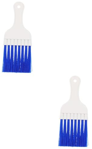 POPETPOP 2 Pièces Peigne de Nettoyage pour Climatisation Brosse Acier Inoxydable pour Ailettes et Condenseur Outil Portable pour Entretien de Fins et Serpentin Usage Domestique et