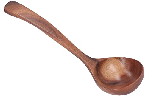 Ailgely Manico Lungo Mestolo Zuppa in Legno Cucchiaio da Servizio, Manico Grande e Confortevole, Sicuro per Pentole Antiaderenti, Perfetta per la (61 tasti (102 x 15 x 44 cm / 40,2 x 5,9 x 17,3)