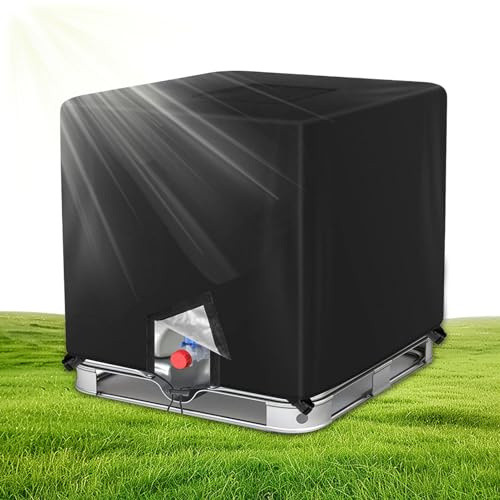 Celuicion Cubierta de | Fundas Impermeables Oxford De Protección | Sombrilla De Bandeja 1000L | Impermeable 1000 litros con Resistencia a los Vientos Fuertes Y Protección contra la Lluvia Y el