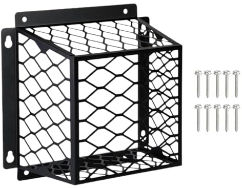 Couvercle de ventilation pour sèche-linge - Acier galvanisé 17 x 18 x 13 cm - Protection contre les oiseaux - Grille d'aération en acier - Protection anti-oiseaux galvanisée pour ventilation