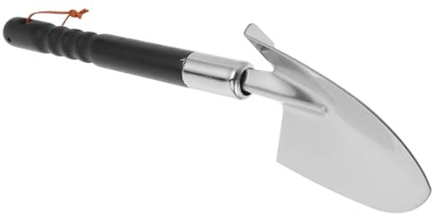 BESPORTBLE Pelle à Cendres en Acier Inoxydable 48 Cm pour Poêle à Bois et Barbecue, Pelle à Poussière Robuste pour Cheminée et Foyer Extérieur, Outil de Nettoyage Cendres Charbon Polyvalent