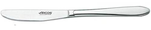 Arcos Séries Berlin - Boîte 12 pièces Couteau de Table - Monobloc d'une Pièce Acier Inoxydable 100 mm Couleur Argent (12 pcs)