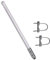 HYS Amateur SO239 Antenna dual band da 43 cm (17) con VHF 144 e UHF 430 MHz per dispositivi radio mobili