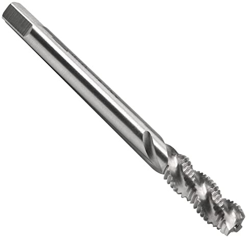 Utoolmart Taraud hélicoïdal métrique M7 x 1 mm H2 Filetage à droite HSS avec revêtement en T pour machine de filetage, perceuse électrique