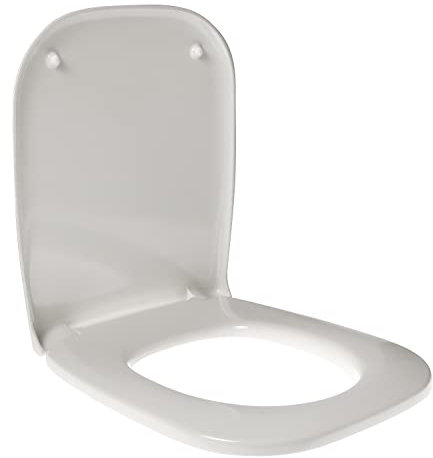 WC-Sitz für Duravit D-Code als Original Duroplast Weiß Scharnier Edelstahl