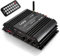 Fasizi LP-269S Bluetooth Amplifier 2-Channel HiFi Stereo 45W Multimedia Player with 5A Power Supply for Car Auto Motor Amp -Black
