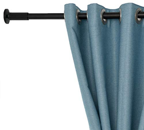 92 cm-430 cm Extra Lange Gardinenstange, Kein Bohrer erforderlich Ausziehbare Gardinenstange aus Edelstahl Extra lange Spannvorhangstange für große Fenster, Duschraum, Schränke