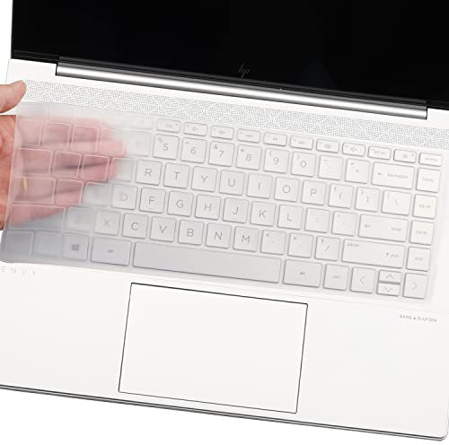 Silicone Keyboard Cover Skin for New 14 HP Pavilion x360 14m-dw/dy 14-dv/ek 14-dw1010wm 14-dv0010wm 14m-dy0113dx 14m-dy1023dx 14m-dy0113dx 14-ek0033dx 14-ek0013dx 14t-dy100 14t-dw100 14m-dw1023dx