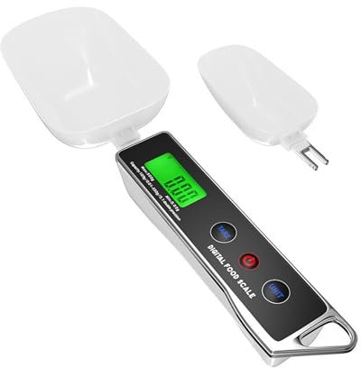 Balance numérique, cuillère doseuse numérique, cuillère doseuse numérique pour grammes, cuillère doseuse de cuisine multifonction avec affichage précis