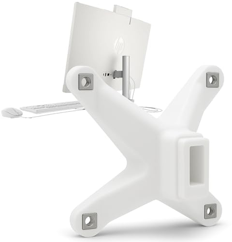 3IDEE VESA Adapter kompatibel mit HP All-in-One PC (24-cr0706ng,27-cr0005ng & mehr) - Monitor Halterung Adapter 75x75 mm - für Monitore ohne VESA Anschluss