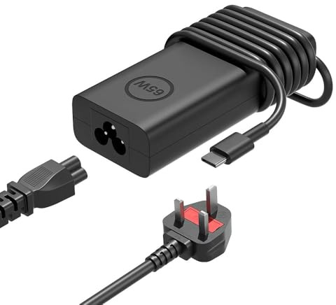 65W USB C Charger For Dell Latitude 3000 5000 7000 9000 Series 7200 7330 7410 7420 7430 7440 7520 5430 5440 5520 5530 5540 5580 3120 3140 3320 3330 3340 3350 3400 3420 3520 3530 9410 9420 9510 Laptop