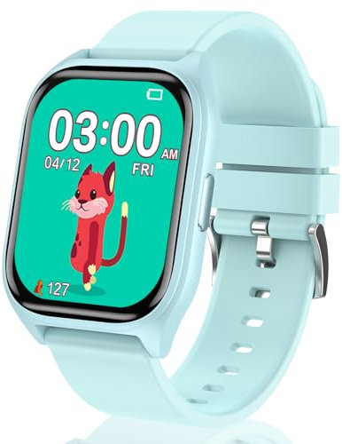 kaacly Kids Smart Watch - Kids Fitness Activity Tracker Watch Pedometer Sleep Monitor 18 Sport Modes Alarm Clock Calories Counter Gifts for Boys Girls 4 5 6 7 8+