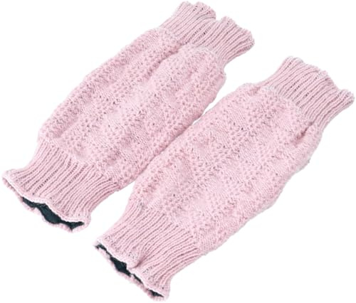 GURU SHOP Warme Beinstulpen, Wollstulpen, Strickstulpen aus Nepal - Rosa/blush, Herren/Damen