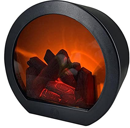 Simulation Kamin Wind Lampe Mode Runde Touch Sensor Dekorative LED Dekorative Holzkohle Wind Lampen