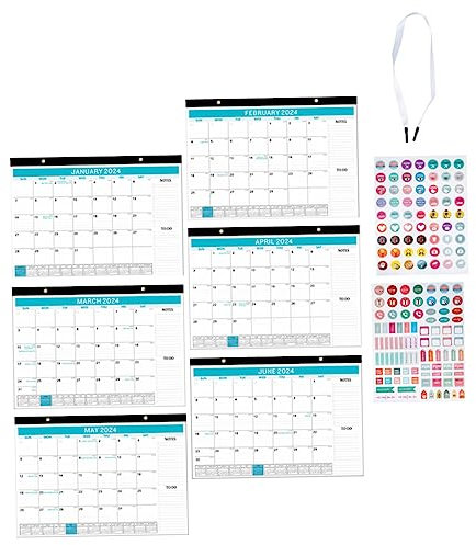 GRIRIW Jahreswandkalender Monatskalender Feiertags-hängekalender Stabiler Wandkalender Terminkalender Countdown-tageskalender Für Zuhause Und Büro Zimmer-hängekalender