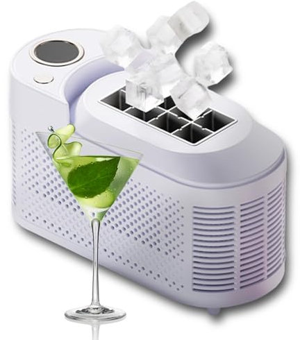 Máquinas de Hielo comerciales Máquina de Hielo portátil Cubierta Superior extraíble Enfriamiento eficiente Ideal for restaurantes Bares Hoteles