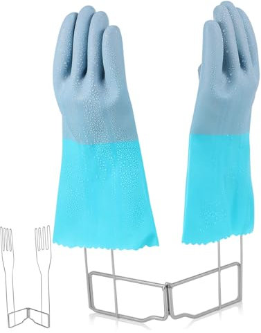 KOCKSHION Glove Drying Rack and Kitchen Glove Holder Folding for Hanging Stand Suitable for Sink and Countertop Use