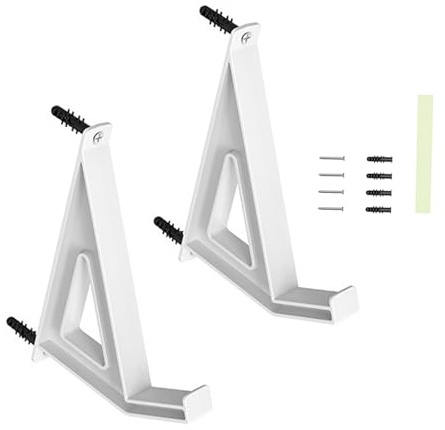 Qusinfc Small Wall Dock Keyboard Stand Holder For Electronic Devices Supports Up To 1kg With Adhesive 2kg With Screws Smartphone Wall Brackets