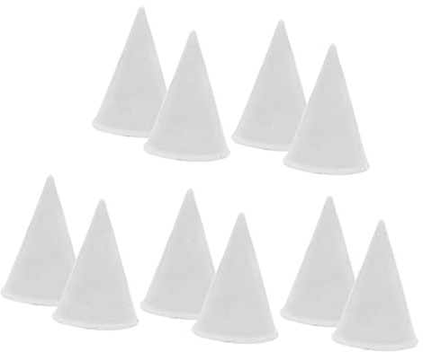Cabilock 10 Wiederverwendbare Feuerfeste Keramik Stütznägel aus Aluminiumoxid Präzise Tonbrennwerkzeuge für Brennofen Keramik Glatt und Gratfrei