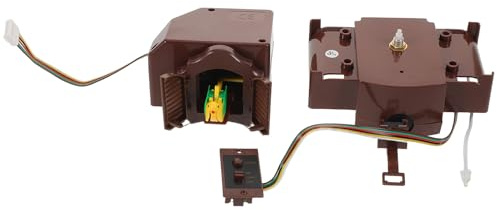 Homoyoyo Meccanismo Orologio da Parete al Quarzo Funzione Decorativa, Facile Installazione, Materiale Plastico e Metallo in Colore Marrone, per Uffici e Decorazioni Domestiche