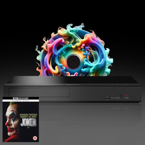 MULTIREGION Blu-ray Player Compatible with Panasonic DP-UB150 MultiRegion for DVD Blu-ray Region B - DVD Regions 1-8 - Bundle Including Jok. 4K UHD Disc