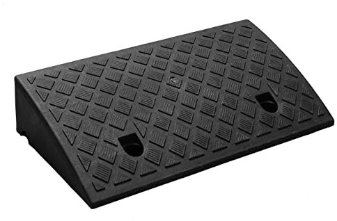 Freiner Rampe,Portable Poids Léger Lourd Devoir Plastique Seuil Rampe pour l'allée,Quai de Chargement, Trottoir, Voiture, Scooter, Vélo, Moto