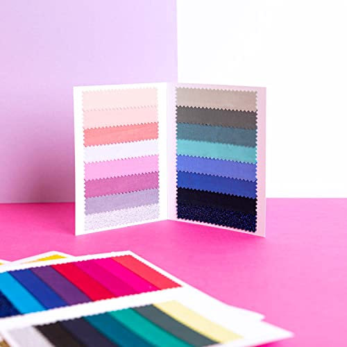 Italian Image Institute Sommer Farbpalettenkarte - Compact Color Palette Card in Canvas, 16 Colors & 2 Metals, 14.7 x 10.5 cm