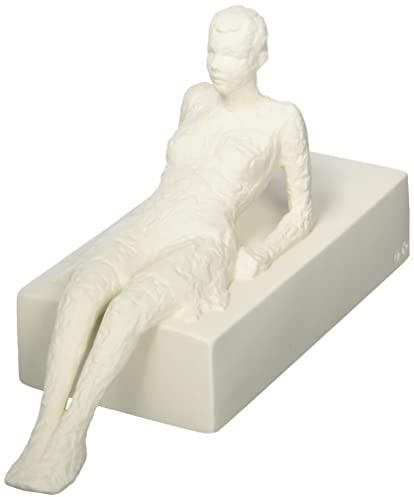 Kähler The Attentive H13 cm Esculturas de personajes Superficie sin esmaltar, blanco
