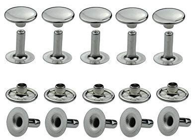 ISTA TOOLS Rostfreie! Hohlnieten Einzelkopf 6 mm, 7 mm, 9 mm, 10 mm, 13 mm. Top Qualität! (250, RF-Hohlnieten (7x8mm) Silber, Einzelkopf)