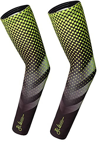 Panegy Kompressions Armwärmer Sonnenschutz Arm Sleeevs Herren Damen Tattoo Cover Armlinge für Radfahr 1/2 Paar