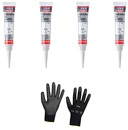 Iloda 4xOriginal Liqui Moly 20g Getriebeöl Gear Oil Additiv 1040 Schutzhandschuhe