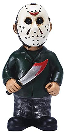 BANNESE Horreur Cinéma Statue Jardin Gnomes Cauchemars Meurtriers Résine Artisanat Ornements Décoratifs Halloween Sculpturefantasme De Morts-Vivants GNOME Nain Zombie Statue