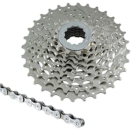 Ensemble d'usure de vélo Shimano Cassette Ch-HG400 Chaîne à 9 vitesses HG53 Complete Set