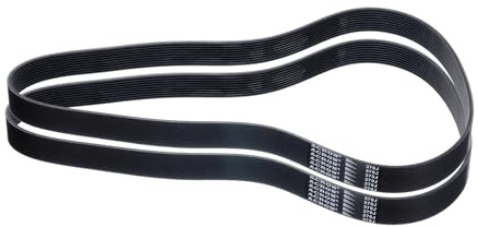 sourcing map 2pcs 360J10 PJ V-Ribbed Belt 10 Ribs 36 Length x 0.92 Width x 0.14 Height, EPDM Rubber Poly V Belt, Multi Wedge Micro V Belt