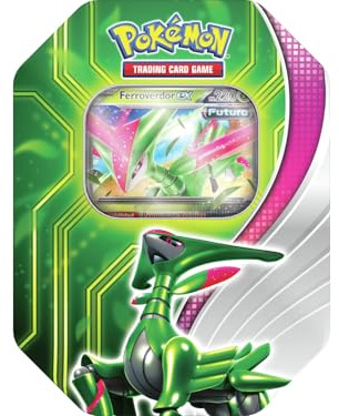 BANDAI PC50505 Juego de Cartas Pokémon TCG: May ex Tin, Assortment, Multicolor, Cartas Coleccionable para los Amantes del Anime, Versión en Español