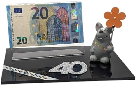 Lucky Hands Geschenk zum 40. Geburtstag | Geburtstag Geschenke Geld | Innovative Geschenkidee mit hohem Erinnerungswert zum Basteln | Geldgeschenke Verpackung für Männer und Frauen (Variante 2)