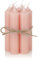 Nordstern Juego de 6 velas pequeñas para candelabros, corona de Adviento o como vela de árbol, decoración de mesa ideal para bodas o Navidad, 11 x 2,2 cm (rosa)