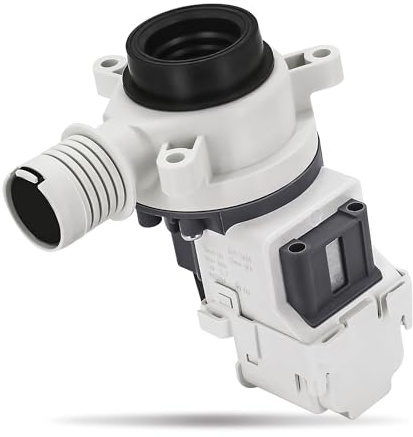 Washing Machine Drain Pump Replacement, Fit Models MVW5430MW0 MVW5035MW0 MVW4505MW2 MVWX655DW2 MVWC565FW2 WTW5057LW0 WTW5105HW2 WTW5010LW0 WTW5000DW3, Drain Pump Fit for Whirl-pool May-tag Top Loader
