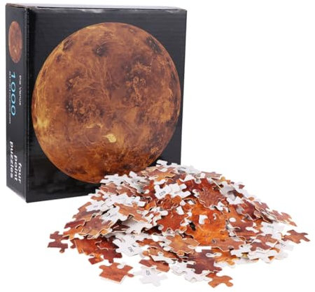 ifundom Educational Planet Puzzle Board Jigsaw Puzzle for Boys and Girls Adults Solar System Decompression Toy Creative Intelligence Game