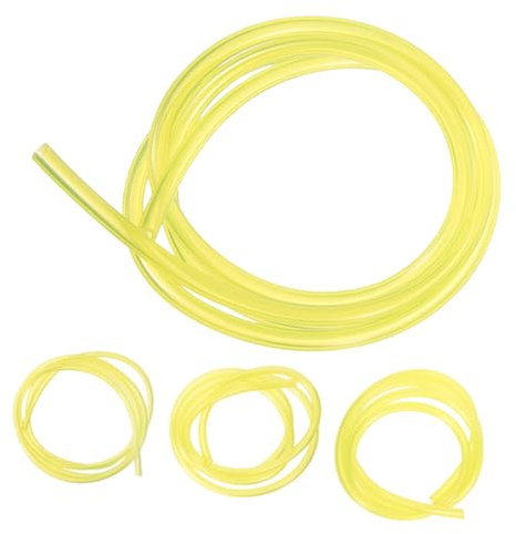 HEMOTON Tuyau D’Alimentation Essence PVC Flexible 4 Tailles 1,2 m pour Tronçonneuse Débroussailleuse Tondeuse à Gazon Moteur 2 Temps Haute Résistance Usage Jardin