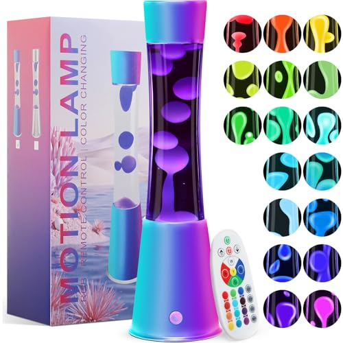 KIKILIVE Lampada di Luce Liquida, Lampada LED Mood con 17 Colori e Telecomando. Per Ufficio, Decorazione & Relax, Ideale per Adulti e Bambini