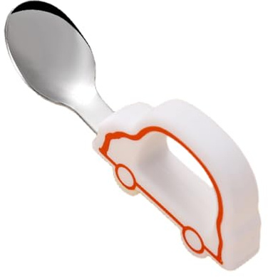 ETUCYNG Cuchara para Bebé,Aprendizaje Alimentación con Cucharas y Tenedor | Utensilios de Comida Ergonómicos de Fácil Enchufe para Padres y Padres