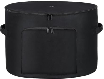Water Hose Holder Storage Bag, Hose Storage Pot, Tool Organizer Pot, Multi Purpose, Weatherproof Material, 45x72x33cm For Patios, Backyards, Poolside, Or Decks.