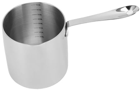 Haofy Mini Friggitrice, Acciaio Inossidabile 304, Uso Efficiente dell'Olio e Controllo della Temperatura, Versatile per Fornelli a Gas e Cottura a Induzione