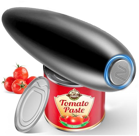 Electric Can Opener, One Touch Automatic Can Opener Fits All Can Sizes and Without Hurting Hands, Electric Tin Openers for for Kitchen Food Safe with Smooth Edge, Kitchen Gadgets (1PC)