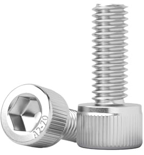 pluggar 10 mm M2 .5 M3 M4 M5 M6 304 rostfritt stål insexskruv sexkant A2 insexskruvar skruv med metrisk gänga (DIN912,14MM_M2 (50 st.)