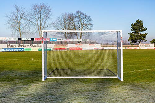 POWERSHOT® Fotbollsmål 3 x 2 m – tillverkad i Tyskland – superstabil uPVC och superdesign, väderbeständig, med klicksystem och valbara tillbehör (por + transportväska)