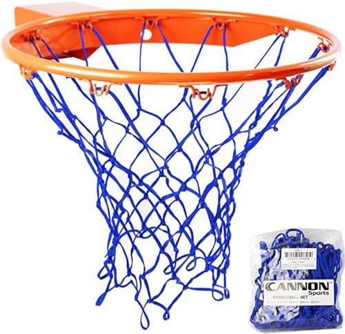 Cannon Sports Heavy Duty Basketball Net Replacement - 21 Inches - 12 Loop Standard Size - Weather Resistant for Indoor/Outdoor Courts - Fits All Standard Rims